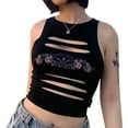 thumbnail image 3 of Camisa Sin Mangas Para Mujer, Elegante, Transpirable, De Moda, Para Mujer, Recortada, Cuello Redondo, Para El Trabajo, Para La Fiesta ANGGREK Otros, 3 of 6
