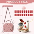 thumbnail image 2 of Gynky Insulated Lunch Bag Women Men Large Reusable Cute Lunch Bags Leakproof Portable Cooler Tote Bags for Work Picnic, Pink, 2 of 8