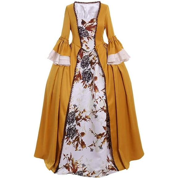 Claire Fraser Yellow Gown Dress from Outlander