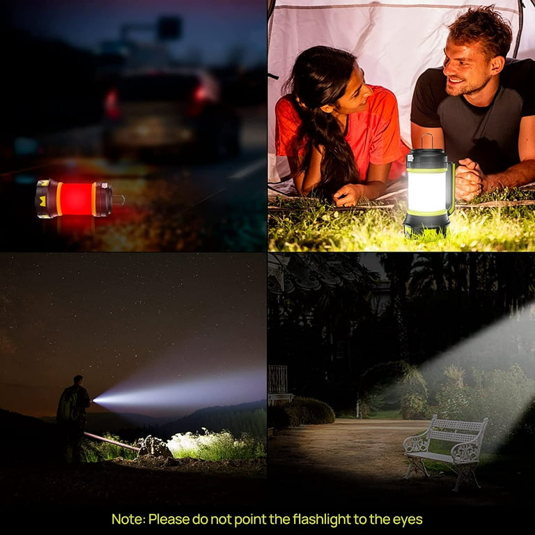 Camping Flashlight Lantern Waterproof. 6000 mAh Rechargeable Battery. –  TacticFlashlights