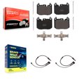 thumbnail image 1 of Positive Plus Front Semi-Metallic Disc Brake Pads and Wear Sensors Kit for Car Mini Cooper KPW-100773, 1 of 8