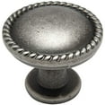 thumbnail image 2 of 10 Pack - Cosmas 4115WN Weathered Nickel Rope/Scroll Cabinet Hardware Knob - 1-1/4" Inch Diameter, 2 of 3