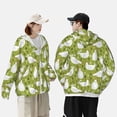 thumbnail image 6 of Kll Lovely Chickens Print Men'S Women’s Upf 50+ Sun Protection Outdoor Hoodie Jacket Long Sleeve Fishing Hiking Performance Shirt- X-Large, 6 of 8