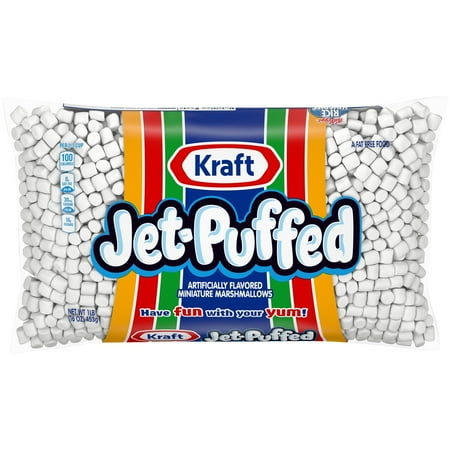 Pumpkin Marshmallow - (4 Pack) Jet-Puffed Miniature Marshmallows, 16 oz Bag