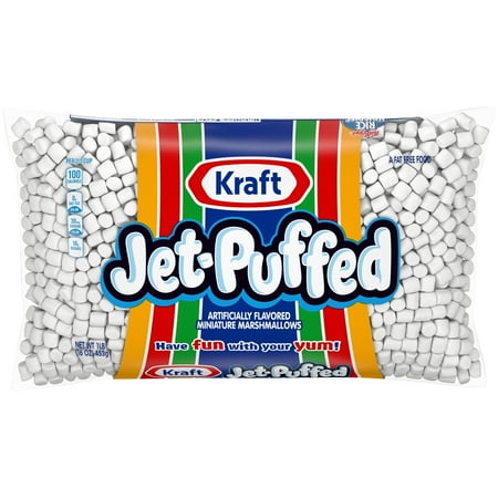 (4 Pack) Jet-Puffed Miniature Marshmallows, 16 oz (Best Way To Store Marshmallows)