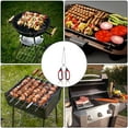 thumbnail image 3 of Transemion 2x Acier BBQ Pinces Anti-Choc Poignée TPR Indéformable pour une Prise en Main Confortable Barbecue, 3 of 6