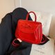 thumbnail image 5 of Bolso Con Asa Superior Hombro Mochila Estética Lindo Lazo Color Sólido para Mujer, 5 of 9
