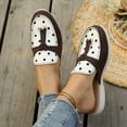 thumbnail image 4 of SuTry Women's Polka Dot Mules Slip On Color Block Round Toe Platform Adjustable Strap Comfortable Casual Walking Half Shoes(39), 4 of 9