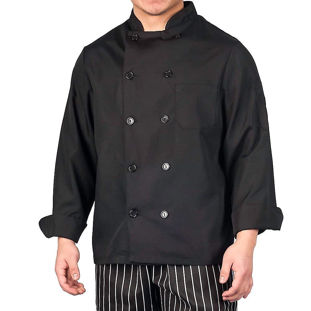 KNG Men's Lightweight Long Sleeve Chef Coat