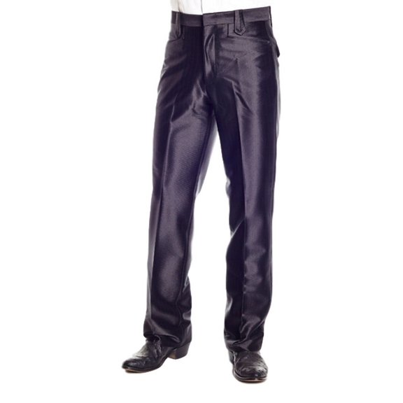 Circle S Mens Black 100% Polyester Swedish Knit Snap Ranch Dress Pant 40