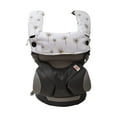 thumbnail image 2 of Baby Carrier Cover | Organic Cotton Drool & Teething Pads With Bib | Fits All Carriers, 2 of 9