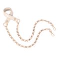thumbnail image 1 of Correa de cadena para bolso, correa de cadena plana de cuero, cadenas para bolso, asas para bolso, correa de repuesto para hombro y cuerpo cruzado, 1 of 5
