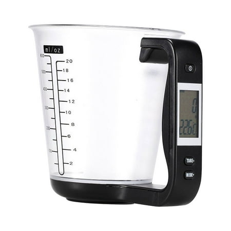 

Winter Clearance! Uhuya LCD Display Digital Measuring Cup Electronic Measuring Cup 500g 0.1g Electronic Platform Scale Gram Scale Multifunctional Kitchen Measuring Cup Scale Black