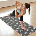 thumbnail image 6 of Gray Cow Grass Pattern Hot Yoga Mat Towel Non Slip for Hot Yoga - Quick-Drying Yoga Mat Cover with 4 Corner Pockets with Travel Bag - Hot Yoga Towel Non Slip Grip Moisture Wicking Sweat 70"x26", 6 of 6