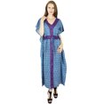 thumbnail image 7 of Bimba Women Long Kaftan Maxi Cotton Gown Caftan Night Wear Coverup, 7 of 7