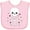 AD-Pink, variant on Inktastic Happy Halloween Spooky Skeleton and Stars Boys or Girls Baby Bib