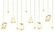 thumbnail image 1 of LED Navidad tres juegos de luces de cortina Campana de árbol de Navidad cuerdas de luz decorativas dormitorio decoración de vacaciones luz de cortina JAMW  Sencillez, 1 of 5