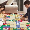 thumbnail image 4 of Flying Chess Carpet Practical Aeroplane Flying Table Mat Flying Chess Carpet Educational Ludo Blanket Lightweight Colorful Table Mat for Children, 4 of 8