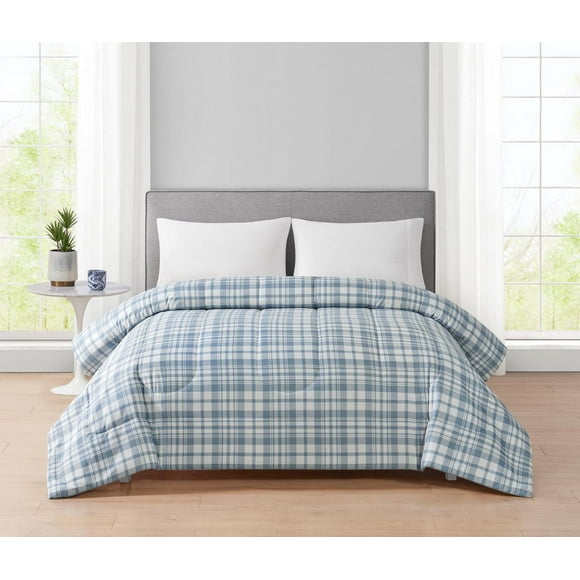 Mainstays Printed Reversible Microfiber Comforter, 1 piece