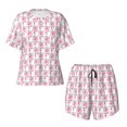thumbnail image 4 of Xecao Flamingo On Checkered print Swimsuit for women, Summer-ready, sporty style.Quick-dry fabric. Many sizes & colors., 4 of 9