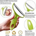 thumbnail image 3 of Vegetable Cutter Cabbage Slicer Vegetables Graters Cabbage (Green,2Pcs), 3 of 5