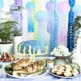 thumbnail image 6 of RUseeN 8pcs Hanging Jellyfish Paper Lanterns, Gradient Color Paper Lanterns for Mermaid Theme Party Under The Sea Ocean Beach, Pool Birthday Party Decorations Baby Shower Baby Room, 6 of 7