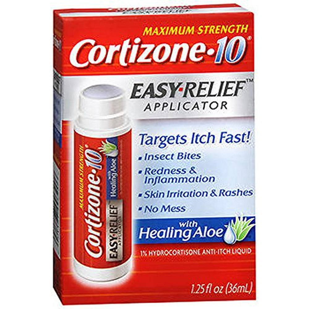 3 Pack Cortizone 10 Hydrocortisone AntiItch Easy Relief Applicator 1.25oz Each