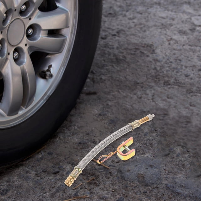 unbranded 2Ud Extensor De Válvula De Neumáticos Para Inflado Cómodo Compatible Con Coches Camiones Y Autobuses