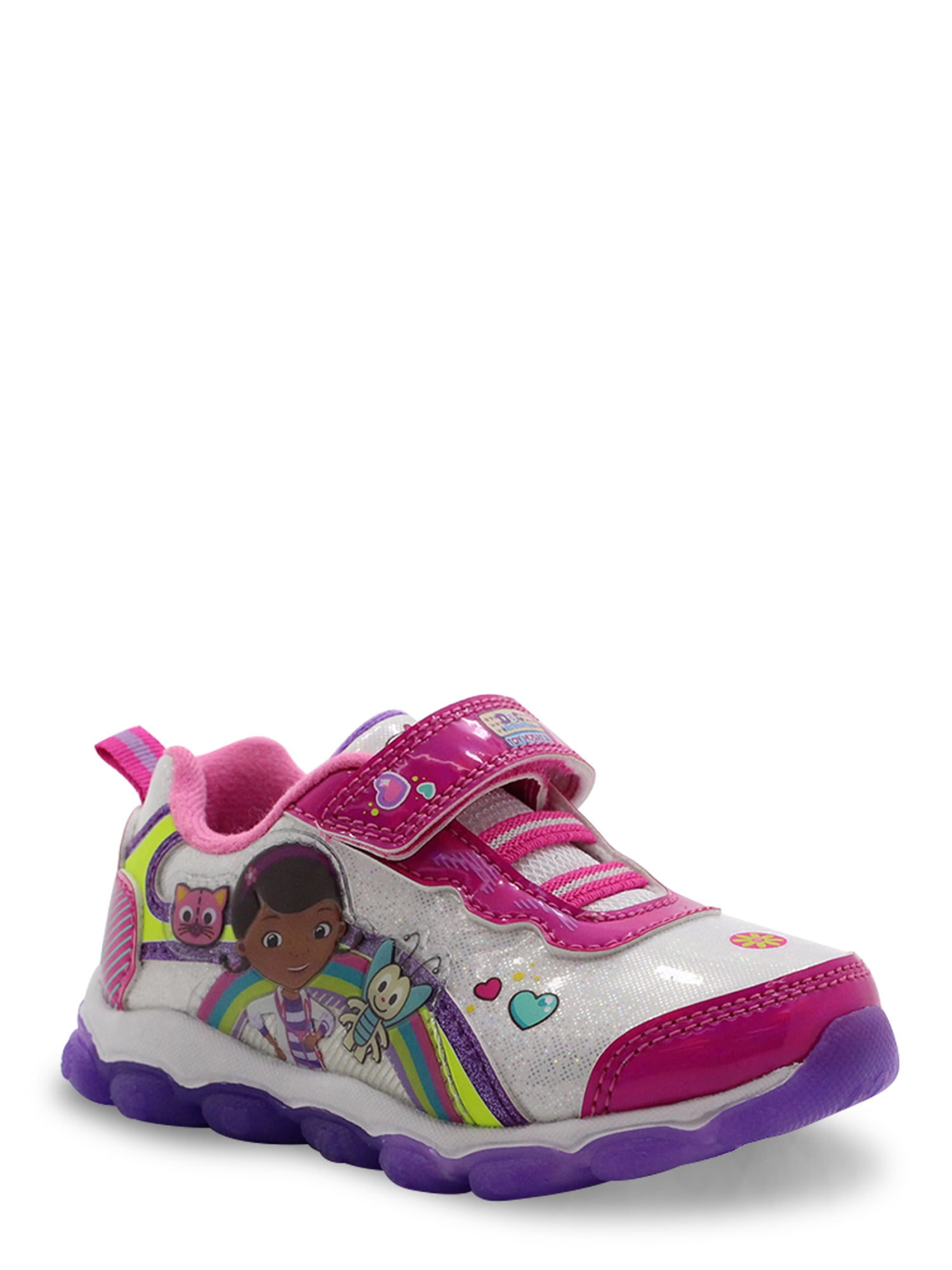 Disney Junior Doc Mcstuffins Light up Shoes Size 12 