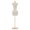 82.68 in-White, variant on Adjustable Height Clothing Model Props Female, Bust Dummy Mannequin Doll, Suede Model Display Stand, Clothing Store Clothes Display Model,  (Black, 59.06-82.68 in)