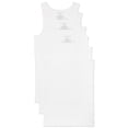 thumbnail image 1 of Pack de 3 camisas Tommy Hilfiger de algodón para hombre, color blanco, talla L, 1 of 4