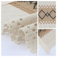 thumbnail image 2 of Unique Bargains Set of 4 Farmhouse Placemats for Dining Table Decor White-Brown-Black, 2 of 6