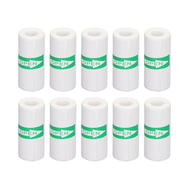 Papel Adhesivo Imprimible Jadeshay 10 Rollos Papel Térmico