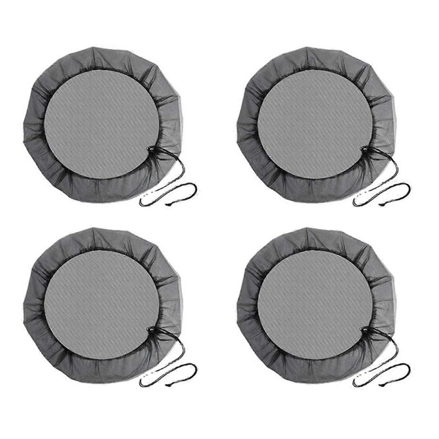 95cm Outdoor Garden Rain Barrel Mesh Cover Water Tank Protective Cover Filter Mesh Barrel Insect Net