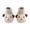 Beige, variant on Newborn Baby Sock Booties Cute Animal Plush Elastic Cuff Slip On Shoes Soft Sole Boys Girls Indoor Crawling Footwear
