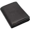 thumbnail image 2 of Marshal Kids Slim Compact ID and Coin Pocket Genuine Leather Trifold Wallet for Boys Brown, 2 of 9