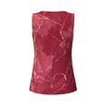 thumbnail image 6 of Goofa Abstract Red Marble Printed Womens Workout Tops for Women Sleeveless Yoga Shirts Athletic Running Tank Tops Sleeveless Gym Clothes Workout Apparel-Small, 6 of 9