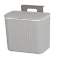 thumbnail image 2 of Cubo de basura pa la cocina, soporte pa contenedor de basura con organizadores de tapa, bote de basura multifunción pa clasificación d Gris 7L Gloria Cubo de basura de cocina, 2 of 9