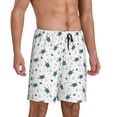 thumbnail image 2 of Wukai Hand Drawn Turtle Men’s Short Pajama Pants With Pockets Soft Sleep Pj Shorts for Men-4X-Large, 2 of 6