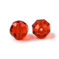thumbnail image 2 of K9 Glass Imitation Austrian Beads Grade AAA Faceted Round Red 6mm Hole: 0.7~0.9mm DIY, 2 of 5