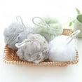 thumbnail image 6 of MODANU 4 Pack Large Mesh Loofah Sponge Bath Pouf Puff Shower  Mesh Shower Pouf for Women and Men, Multicolor, 6 of 6