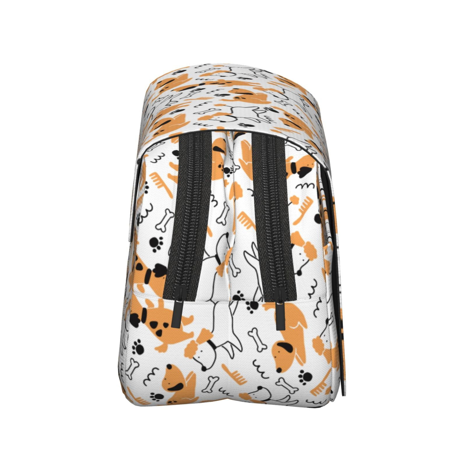 Rateoe Cute Dog Pattern Double Clamshell Pen Case, Storage Organizer with Two Zipper Compartments– Holds Up to 50 Pencils & Pens