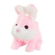 thumbnail image 1 of Conejito eléctrico de peluche realista, regalo para niños y niñas que camina con sonido. Rosa, 1 of 9