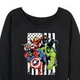 thumbnail image 3 of Marvel The Avengers - American Flag - Women's French Terry Pullover Sweatshirt, 3 of 5