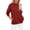 Red, variant on Sweatshirts for Women Solid Color Basic Casual Long Sleeve with Pocket Lightweight Pullover Tops Blue