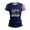NavyA0313W&18, variant on Trgacdwlo 1776-2026 250 Anniversary USA T Shirt Letter Flag Print Red White and Blue Short Sleeve Shirt Women Independence Day Patriotic 4th of July Tops for Women