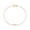 Vermeil, variant on Two Stone Bracelet for Women | 0.12 Carat Baguette Shape Lab Grown Diamond Cable Link Chain Bracelets | 18K Yellow Gold Vermeil Stacking Dainty Bracelets for Brides- 6.5 Inch