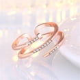 thumbnail image 4 of Fiudx Anillo de Circonita Cúbica, Elegante Joya con Diseño de Mariposa, Accesorio de Compromiso de Varios Niveles, Regalo Único para Seres Queridos, Propuesta de Matrimonio, Aniversario, Joyería para, 4 of 5