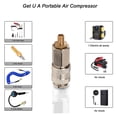 thumbnail image 4 of Tire Inflator Adapter, Durable 5pcs Portable Air Compressor Adapters  For Air Pump, 4 of 8