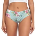thumbnail image 1 of Balery Vintage Floral Ropa Interior de Algodón para Mujer con Dibujo – Braguitas Cómodas y Elásticas, Estilo Clásico-4X-Large, 1 of 6